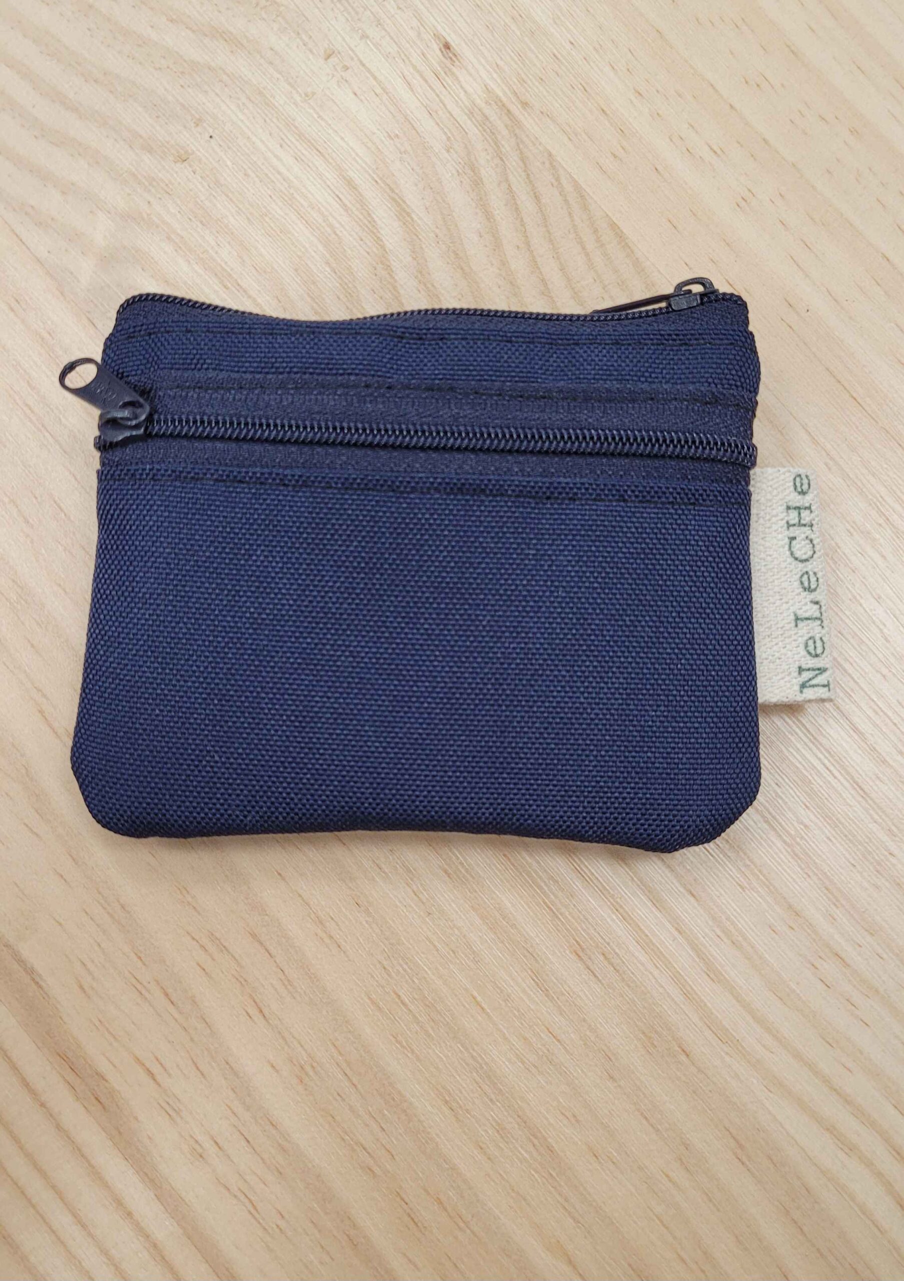 cartera-monedero, cartera 3 cremalleras, cordura