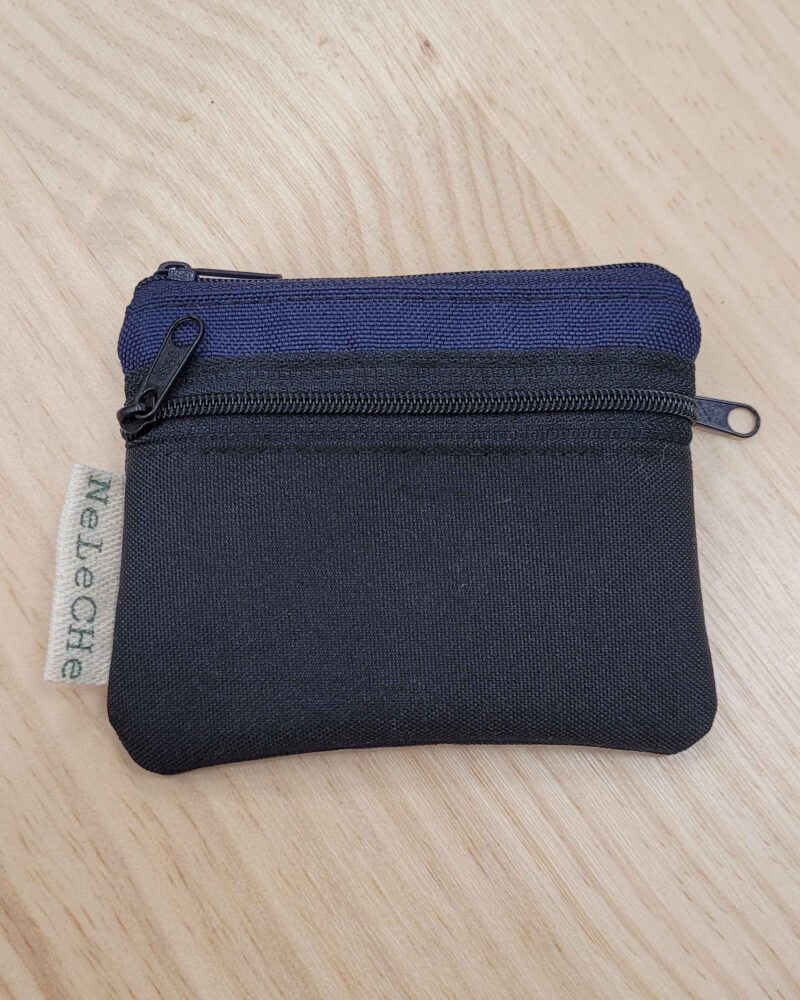 cartera-monedero, cartera 3 cremalleras, cordura