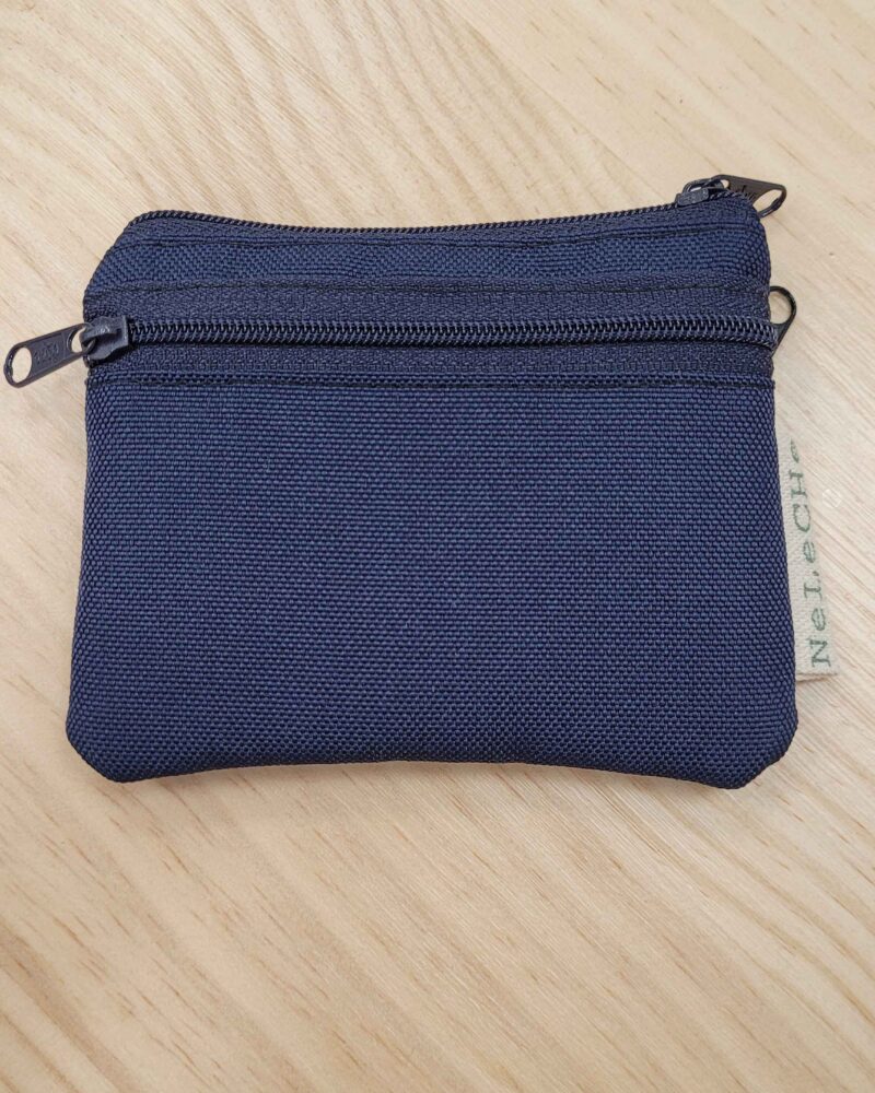 cartera-monedero, cartera 3 cremalleras, cordura