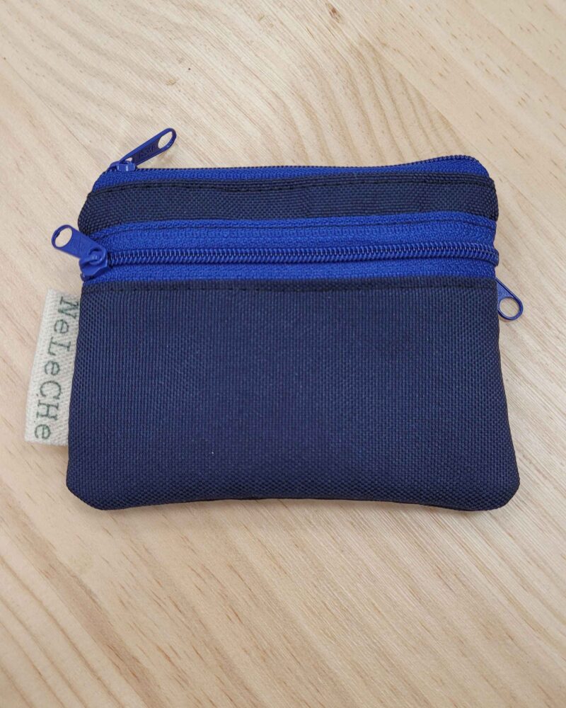 cartera-monedero, cartera 3 cremalleras, cordura