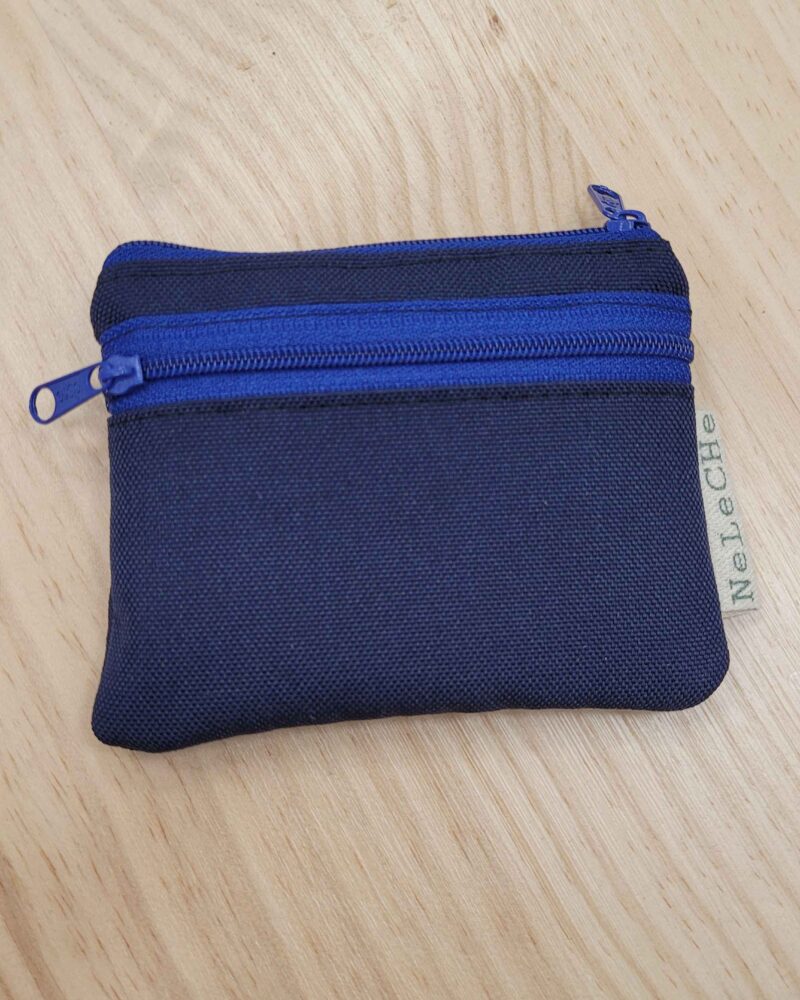 cartera-monedero, cartera 3 cremalleras, cordura