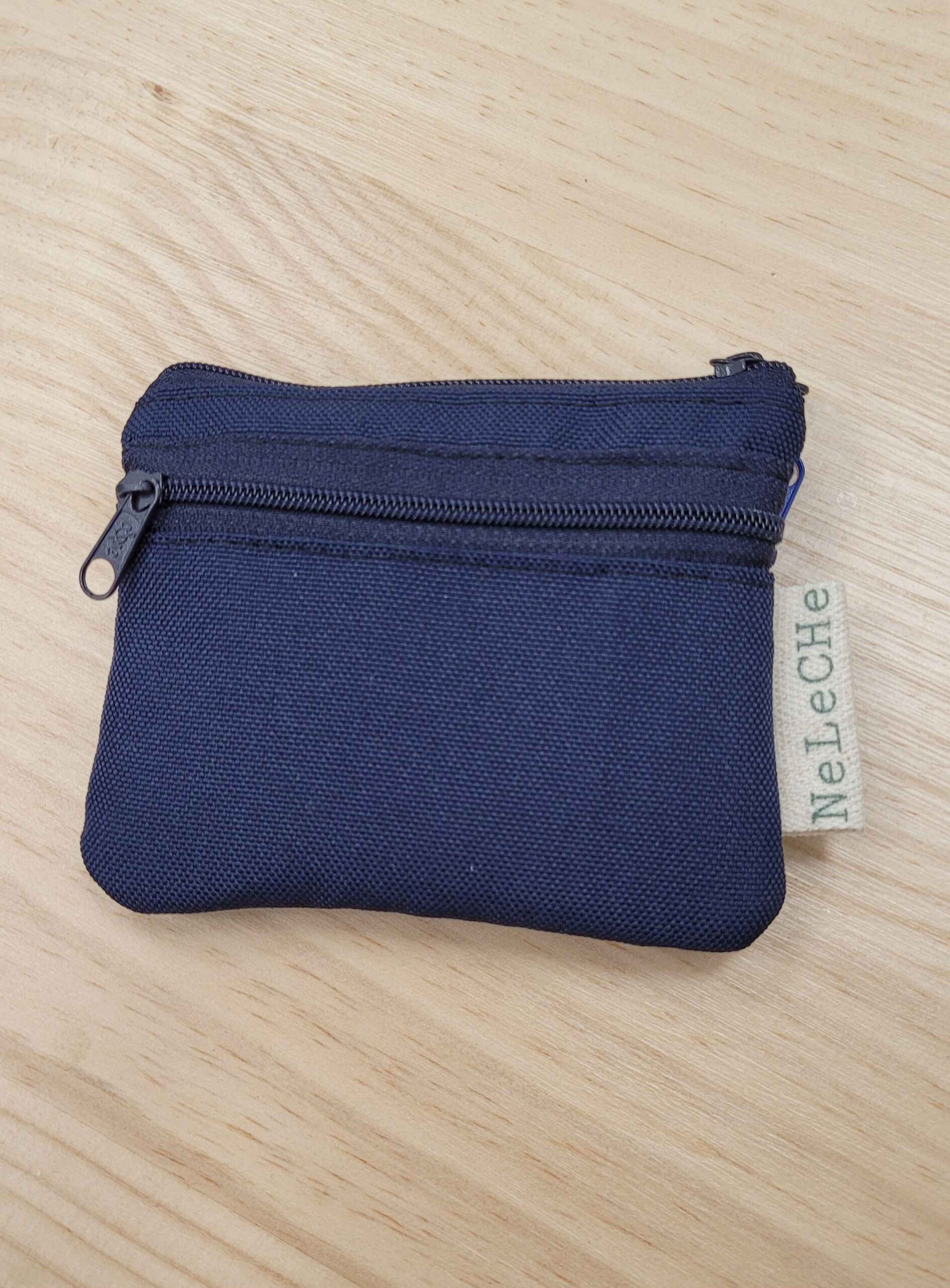 cartera-monedero, cartera 3 cremalleras, cordura