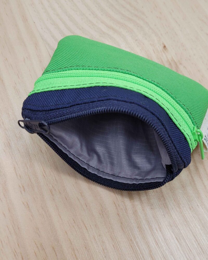 cartera-monedero, cartera 3 cremalleras, cordura