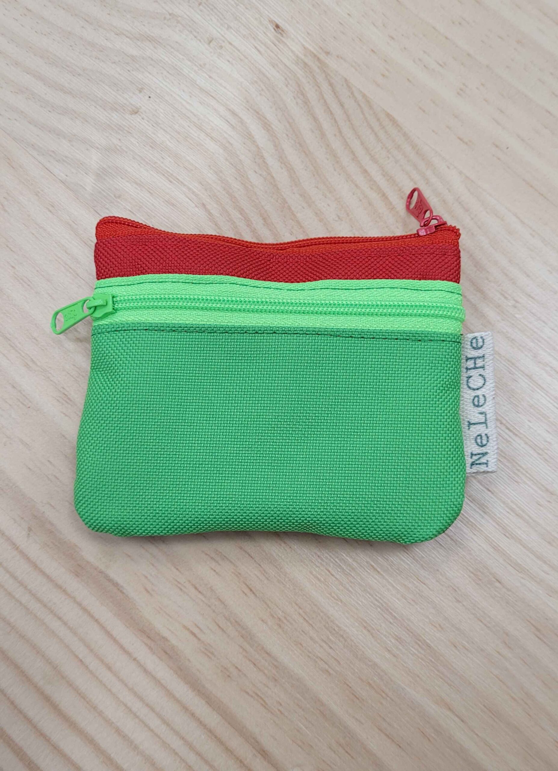 cartera-monedero, cartera 3 cremalleras, cordura