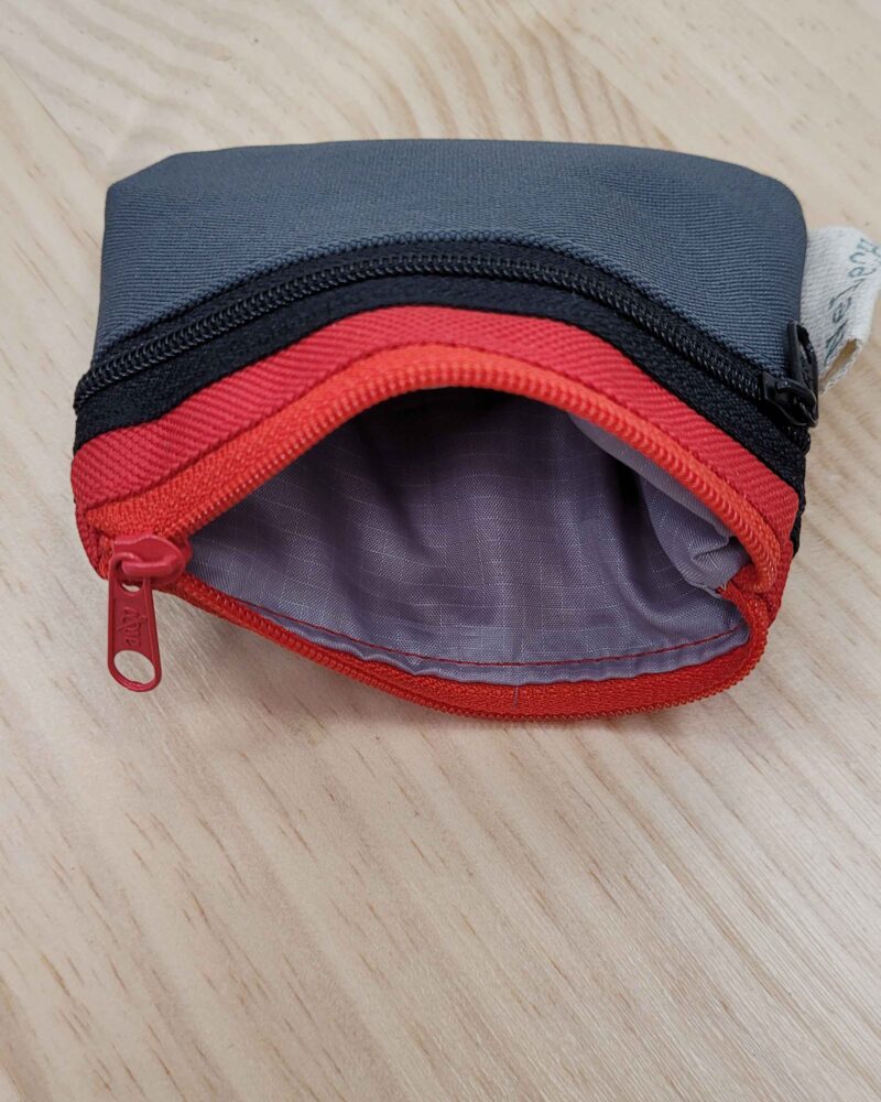 cartera-monedero, cartera 3 cremalleras, cordura